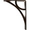Ekena Millwork Galveston Wrought Iron Bracket, (Triple center brace), Antiqued Bronze 2"W x 5 1/2"D x 8"H BKTM02X05X08TGLABZ - alternate 5